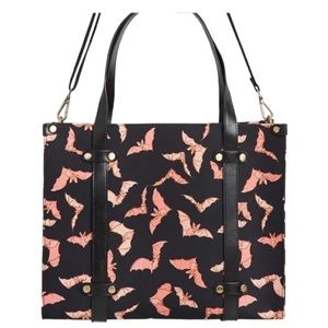 Bat Zipper Tote Bag